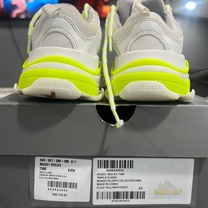 Neon Yellow Balenciaga TripleS